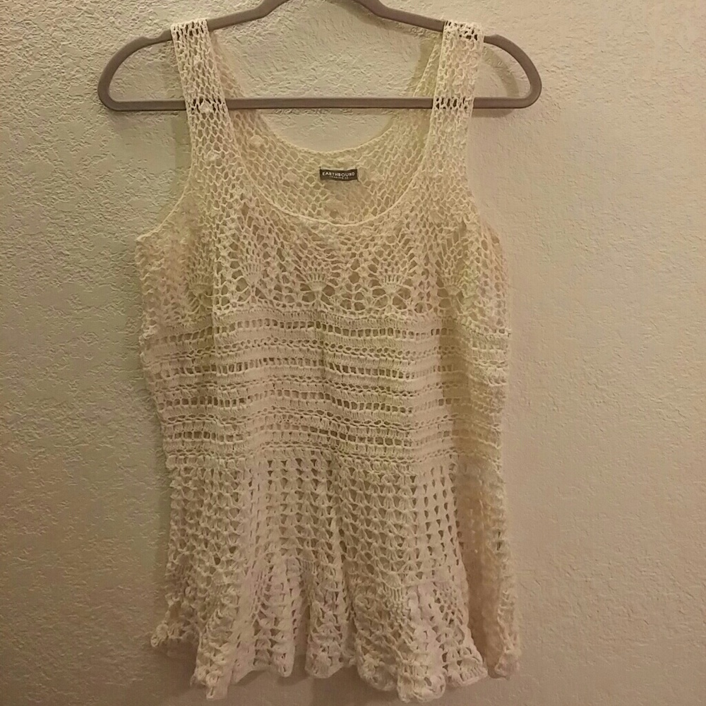 Crocheted tank